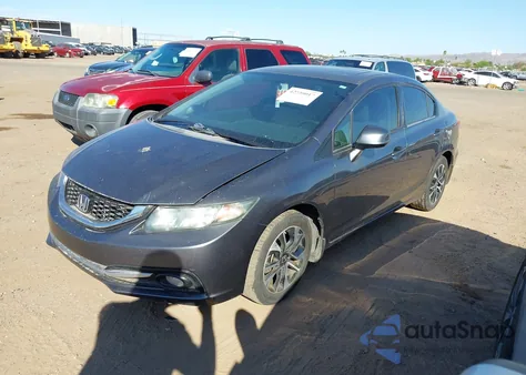 2013 Honda Civic Ex-L из США, поврежденный, VIN 19XFB2F97DE008809